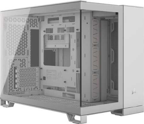 Rent to own CORSAIR - 2500X Micro ATX Mid-Tower Dual Chamber SFF Case - White