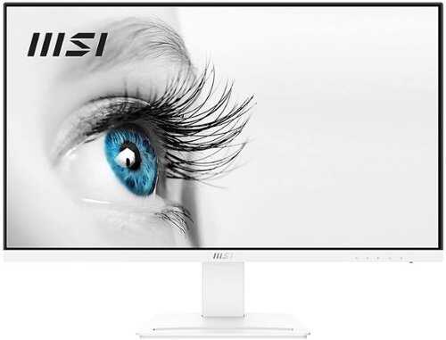 Rent to own MSI - Pro MP273AW 27" FHD 100Hz 1ms Free Sync Monitor ,Built-in Speakers (DisplayPort, HDMI,VGA port ) - Matte White - Matte White