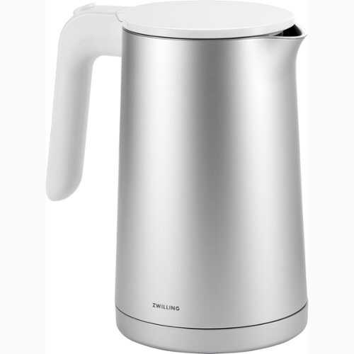 Rent To Own - ZWILLING Enfinigy Cool Touch 1-Liter Electric Kettle, Cordless Tea Kettle & Hot Water - Silver - Silver