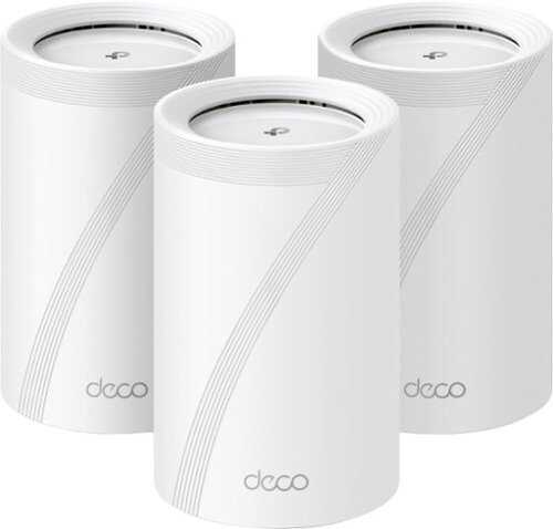 Rent to own TP-Link - Deco BE11000 Tri-Band WiFi 7 Mesh System 3-pack - White