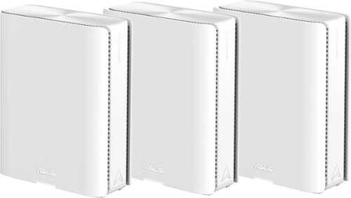 Rent to own ASUS - ZenWiFi BE30000 WiFi 7 Quad-band Mesh Router (3-Pack) - White