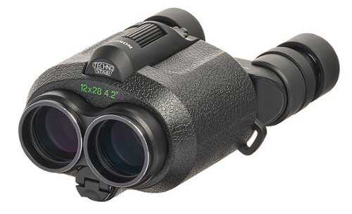 Rent to own Fujinon Techno-Stabi TS12x28WP Compact Binoculars with Electronic Stabilization - Black