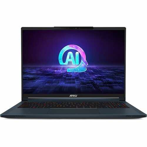 Rent to own MSI - Stealth 16 AI Studio A13V 16" 120 Hz Gaming Laptop 3840 x 2400 (UHD+) - Intel Core Ultra 9 185H with 64GB Memory - Star Blue, Blue