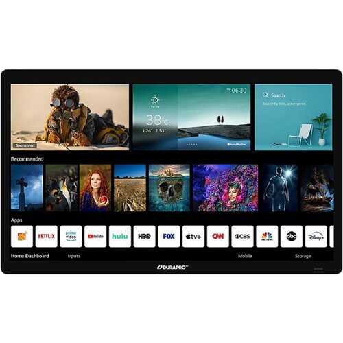 Rent to own DuraPro - 65" Class Outdoor Partial Sun LED 4K UHD Smart webOS TV
