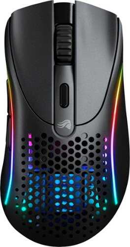 Rent to own Glorious - Model D 2 Wireless Optical RGB Gaming Mouse with 6 Programmable Buttons - Matte Black