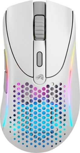 Rent to own Glorious - Model D 2 Wireless Optical RGB Gaming Mouse with 6 Programmable Buttons - Matte White