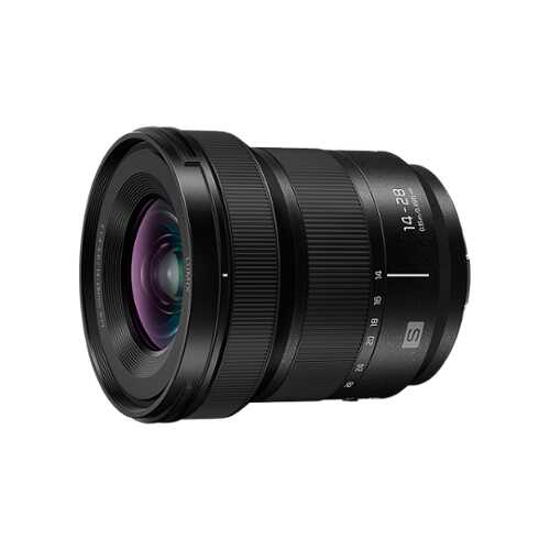 Rent To Own - Panasonic - LUMIX S 14-28mm F4-5.6 Interchangeable Lens L-Mount Compatible for LUMIX S Series Cameras - Black