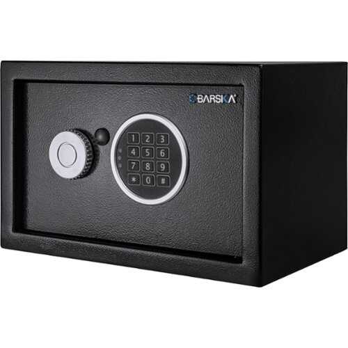 Rent to own Barska - 0.41 Cu. Ft Compact  Digital Keypad Security Safe - Black