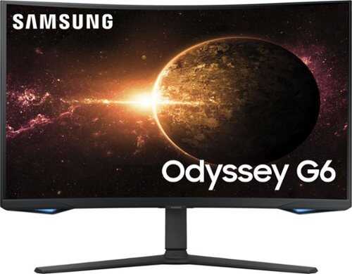 Rent To Own - Samsung - Odyssey G65D 32” 1000R Curved QHD IPS 240Hz 1ms FreeSync Premium Pro Smart Gaming Monitor with HDR600(DisplayPort, HDMI) - Black