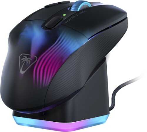 Rent To Own - Turtle Beach - Kone XP Air Wireless Optical Gaming Mouse with Charging Dock and AIMO RGB Lighting - Black