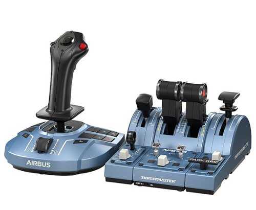 Rent to own Thrustmaster - TCA Captain Pack X Airbus Edition Sidestick and Throttle Quadrant - Blue