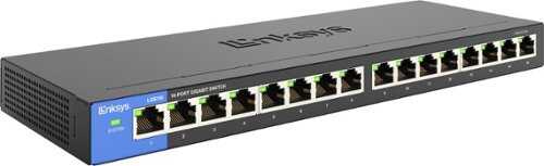 Rent to own Linksys - 16 Port Gigabit Unmanaged Network Switch - Black