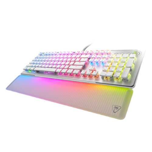 Rent To Own - Turtle Beach Vulcan II Max Full-size Wired Mechanical TITAN Switch Gaming Keyboard with RGB lighting and palm rest - White