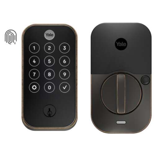 Rent To Own - Yale - Assure Lock 2 Smart Lock Wi-Fi with Touch Fingerprint Access - Oil Rubbed Bronze