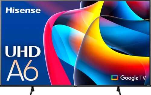 Rent to own Hisense - 55" Class A6 Series LED 4K UHD Smart Google TV
