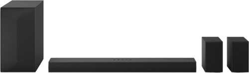 Rent to own LG - 5.1 Channel Soundbar with Wireless Subwoofer and Rear Speakers - Black