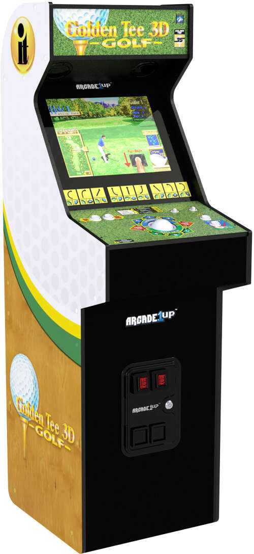 Rent to own Arcade1Up - Golden Tee 3D 35th Anniversary Deluxe Arcade Machine - Multi