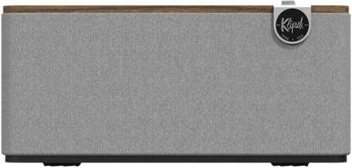 Rent to own Klipsch - The One Plus Premium Tabletop Bluetooth Speaker with Broadcast Mode - Walnut