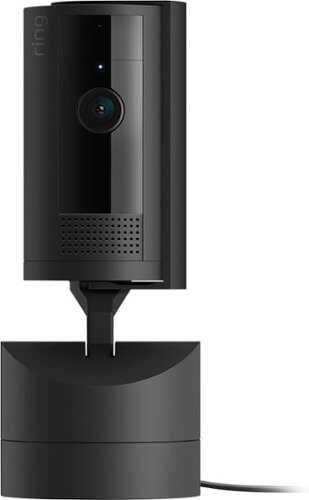 Rent to own Ring - Pan-Tilt Indoor Cam with 360° Horizontal Pan Coverage, Live View & Two-Way Talk, and HD Video - Black