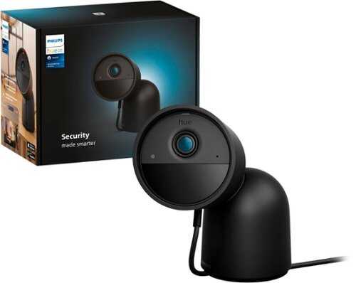 Rent to own Philips Hue Wired Camera Black - Black
