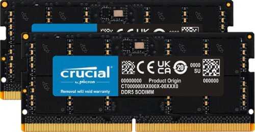 Rent to own Crucial 32GB Kit (2x16GB) DDR5-5600 SODIMM - Black