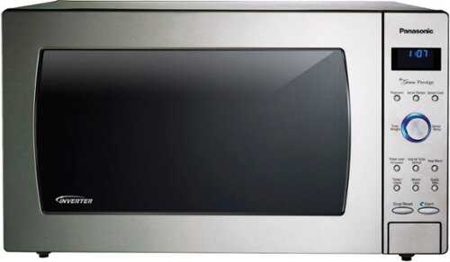 Rent to own Panasonic - 2.2 Cu. Ft. 1250-Watt Countertop Microwave Oven with Inverter Technology - Stainless Steel