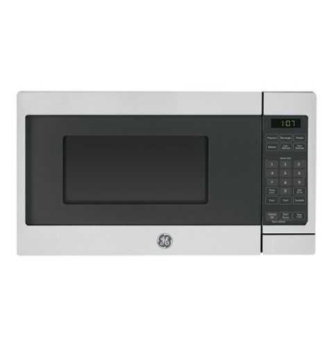 Rent to own GE - 0.7 Cu. Ft. Countertop Microwave with Convenience Cooking Control - Black Stainless Steel