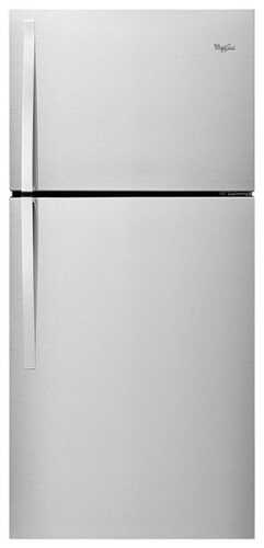 Rent to own Whirlpool - 19.2 Cu. Ft. Top-Freezer Refrigerator - Monochromatic Stainless Steel