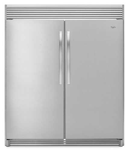 Rent to own Whirlpool - SideKicks 17.7 Cu. Ft. Frost-Free Upright Freezer - Monochromatic Stainless Steel