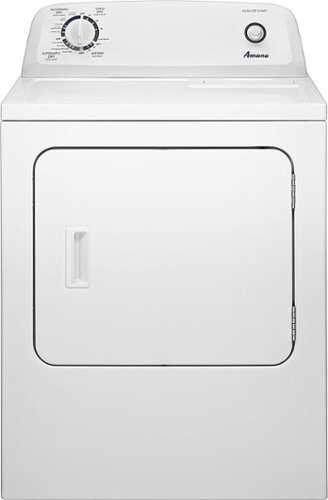 Rent to own Amana - 6.5 Cu. Ft. Electric Dryer with Automatic Dryness Control - White