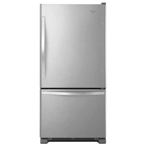 Rent to own Whirlpool - 21.9 Cu. Ft. Bottom-Freezer Refrigerator - Stainless Steel