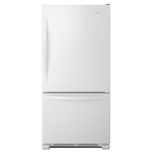 Rent to own Whirlpool - 18.7 Cu. Ft. Bottom-Freezer Refrigerator with Spillguard Glass Shelves - White