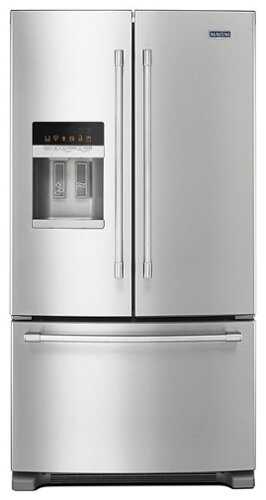 Rent To Own - Maytag - 24.7 Cu. Ft. French Door Refrigerator - Stainless Steel