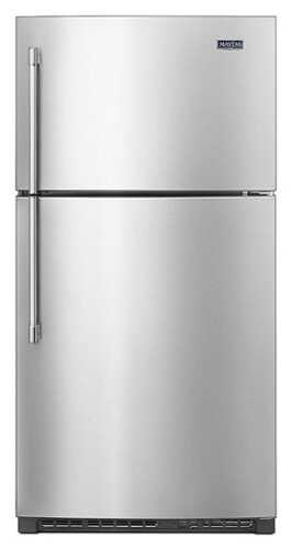 Rent to own Maytag - 21.2 Cu. Ft. Top-Freezer Refrigerator - Stainless Steel