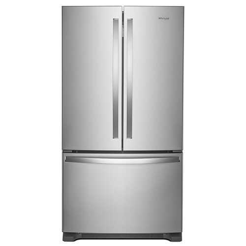 Rent To Own - Whirlpool - 25.2 Cu. Ft. French Door Refrigerator with Internal Water Dispenser - Stainless Steel