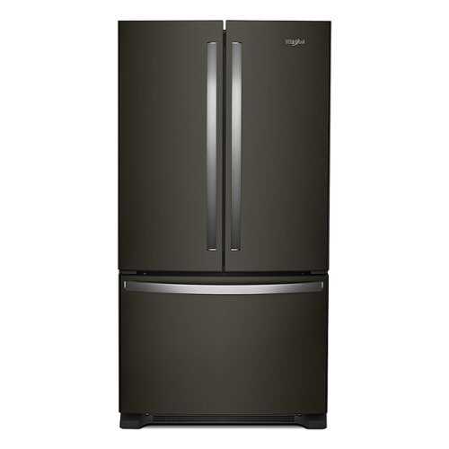 Rent To Own - Whirlpool - 25.2 Cu. Ft. French Door Refrigerator with Internal Water Dispenser - Black Stainless Steel