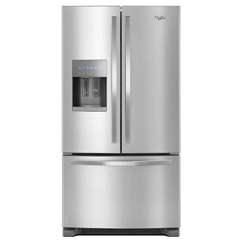 Rent To Own - Whirlpool - 24.7 Cu. Ft. French Door Refrigerator - Stainless Steel