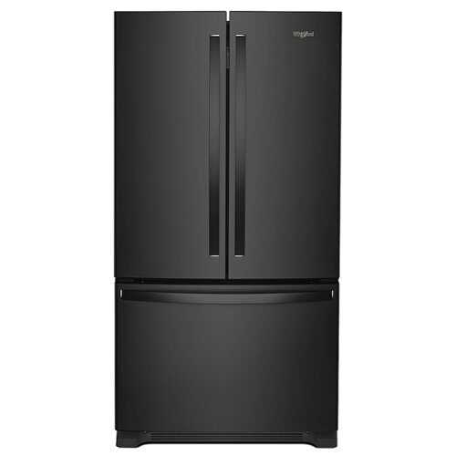 Rent To Own - Whirlpool - 25.2 Cu. Ft. French Door Refrigerator with Internal Water Dispenser - Black