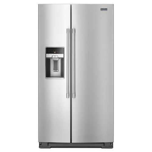 Rent to own Maytag - 20.6 Cu. Ft. Side-by-Side Refrigerator - Stainless Steel