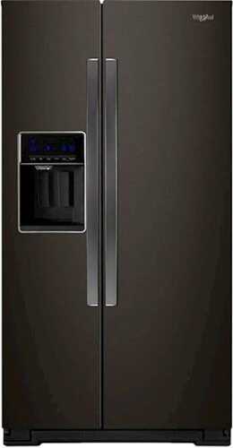 Rent To Own - Whirlpool - 28.5 Cu. Ft. Side-by-Side Refrigerator with In-Door-Ice Storage - Black