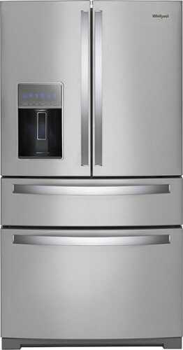 Rent To Own - Whirlpool - 26.2 Cu. Ft. 4-Door French Door Refrigerator - Stainless Steel