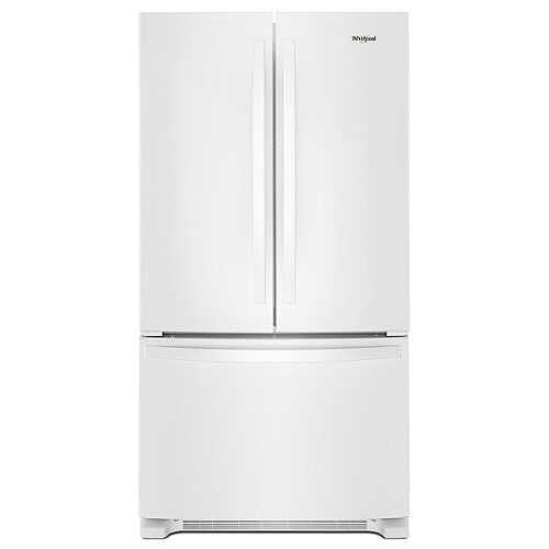 Rent To Own - Whirlpool - 20 cu. ft. French Door Refrigerator with Counter Depth Design - White