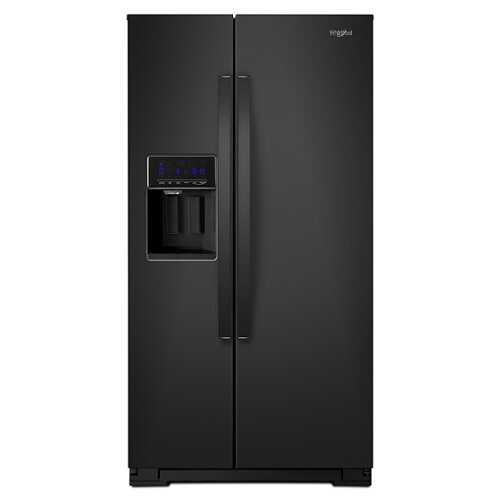 Rent to own Whirlpool - 20.6 Cu. Ft. Side-by-Side Counter-Depth Refrigerator - Black