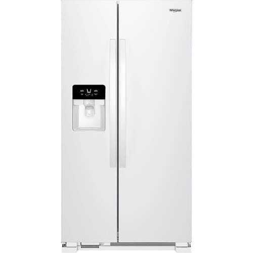 Rent To Own - Whirlpool - 24.5 Cu. Ft. Side-by-Side Refrigerator - White