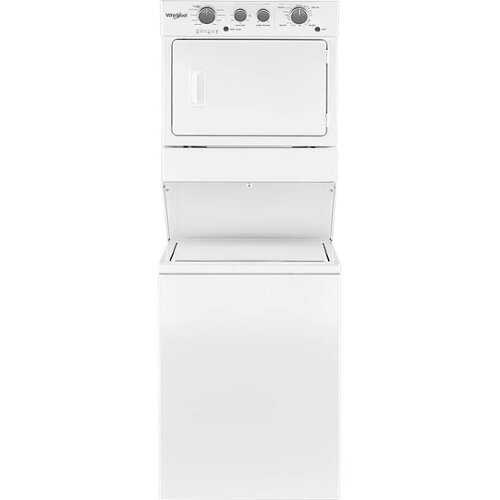 Rent to own Whirlpool - 3.5 Cu. Ft. Top Load Washer and 5.9 Cu. Ft. Gas Dryer Laundry Center with Dual-Action Agitator - White