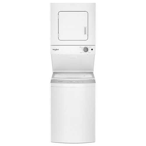 Rent to own Whirlpool - 1.6 Cu. Ft. Top Load Washer and 3.4 Cu. Ft. Electric Dryer with Smooth Wave Stainless Steel Wash Basket - White