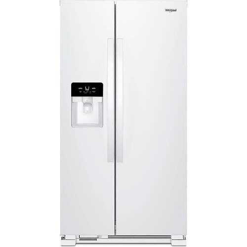 Rent To Own - Whirlpool - 21.4 Cu. Ft. Side-by-Side Refrigerator - White