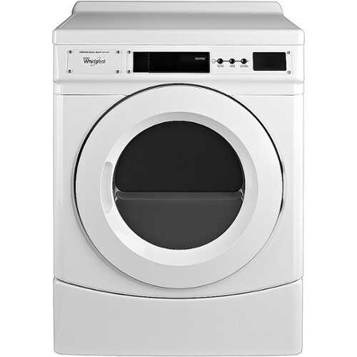 Rent to own Whirlpool - 6.7 Cu. Ft. 3-Cycle Commercial Electric Dryer - White