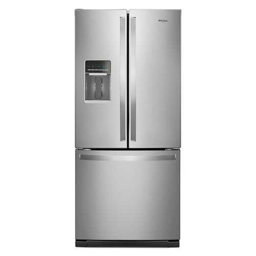 Rent To Own - Whirlpool - 19.7 Cu. Ft. French Door Refrigerator - Stainless Steel