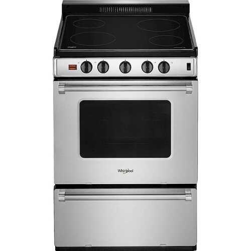 Rent to own Whirlpool - 3.0 Cu. Ft. Freestanding Electric Range - Stainless Steel